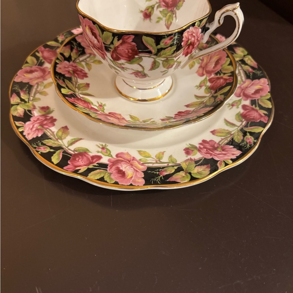 Vintage Queen Anne China 3 Piece Set